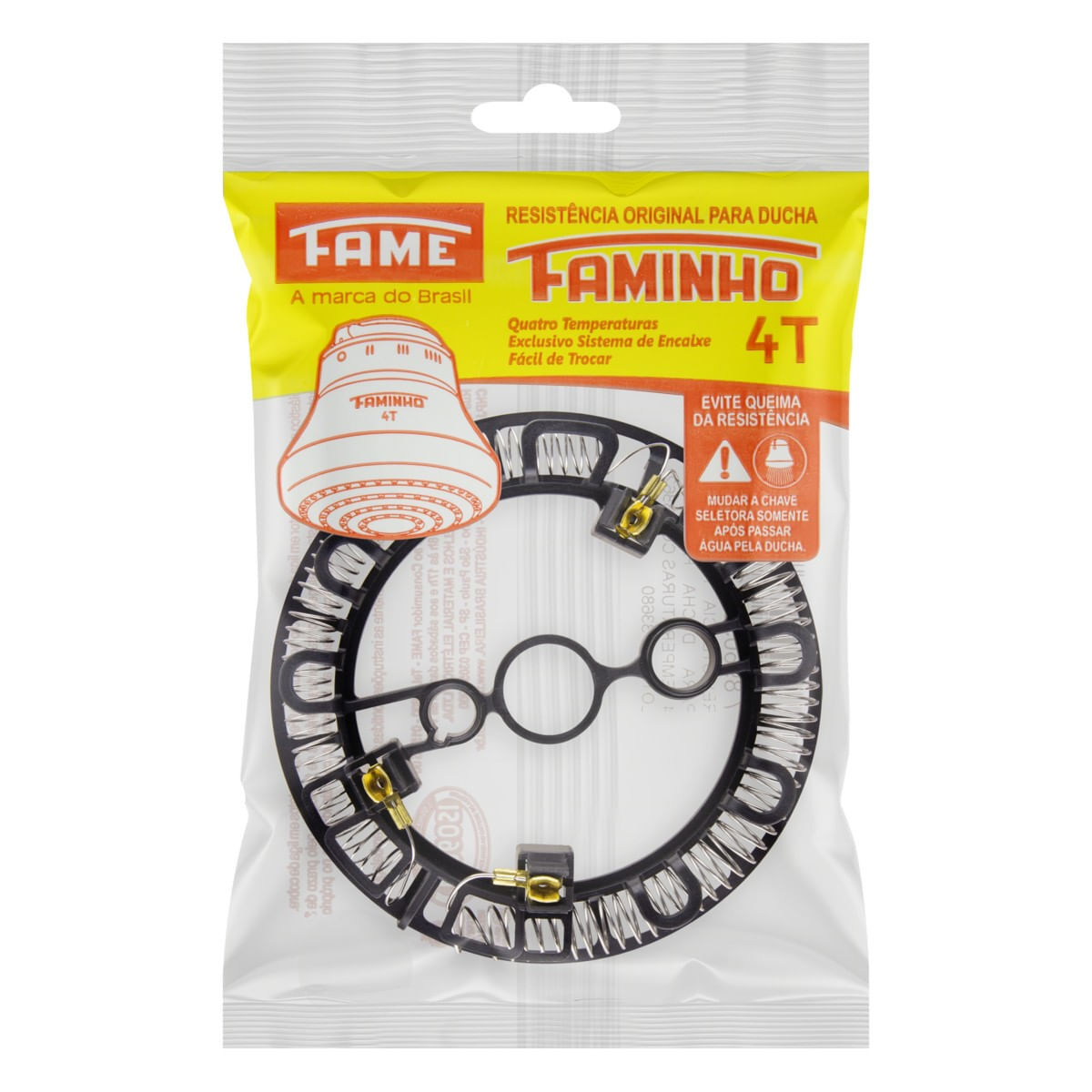 Resist&ecirc;ncia para Ducha Faminho 220V 6800W