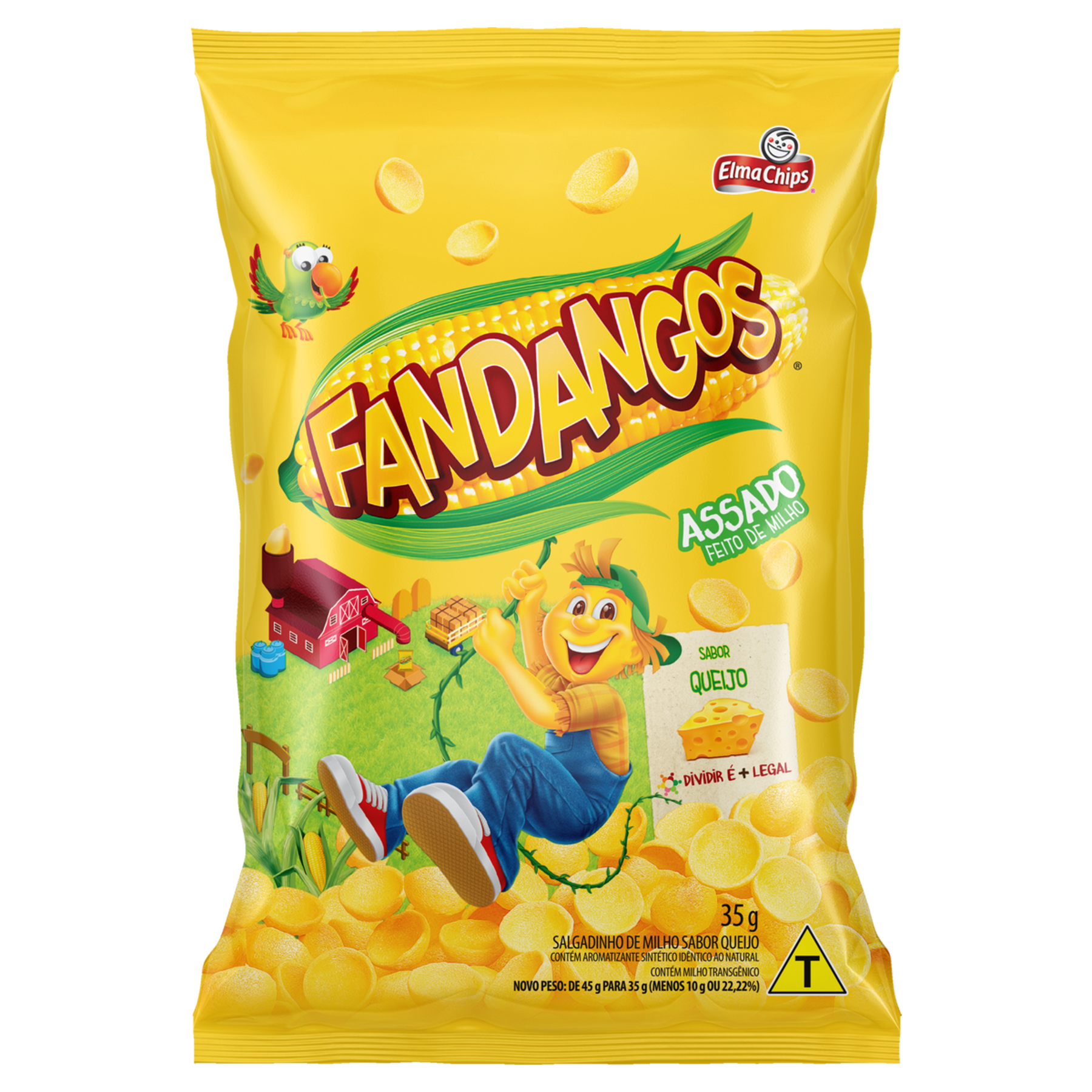 Salgadinho de Milho Queijo Fandangos Elma Chips Pacote 35g