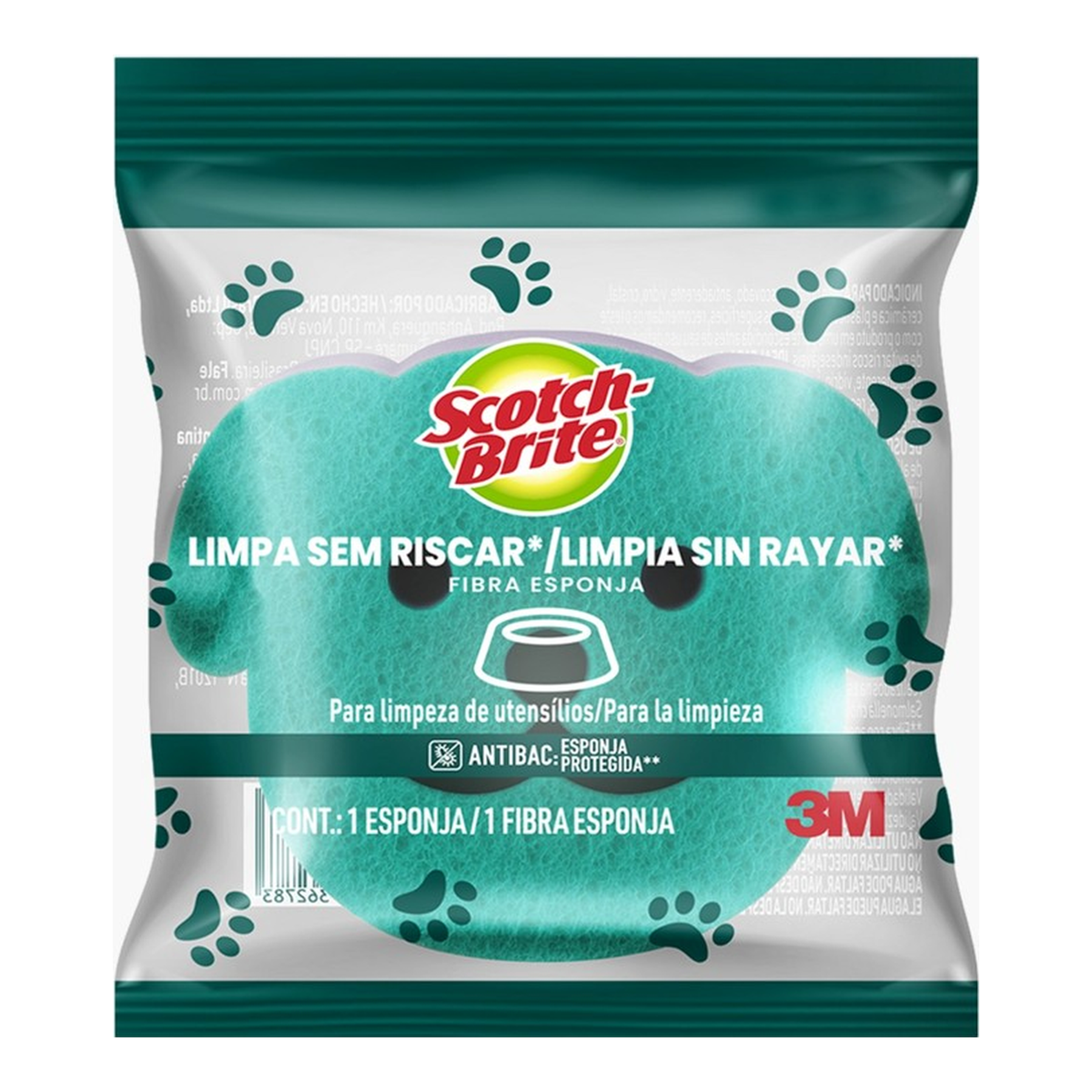 Esponja N&atilde;o Risca Pets Scotch-Brite - Sortido