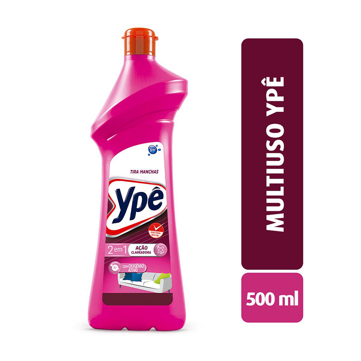 Limpador Multiuso Tira-Manchas Yp&ecirc; Premium Squeeze 500ml