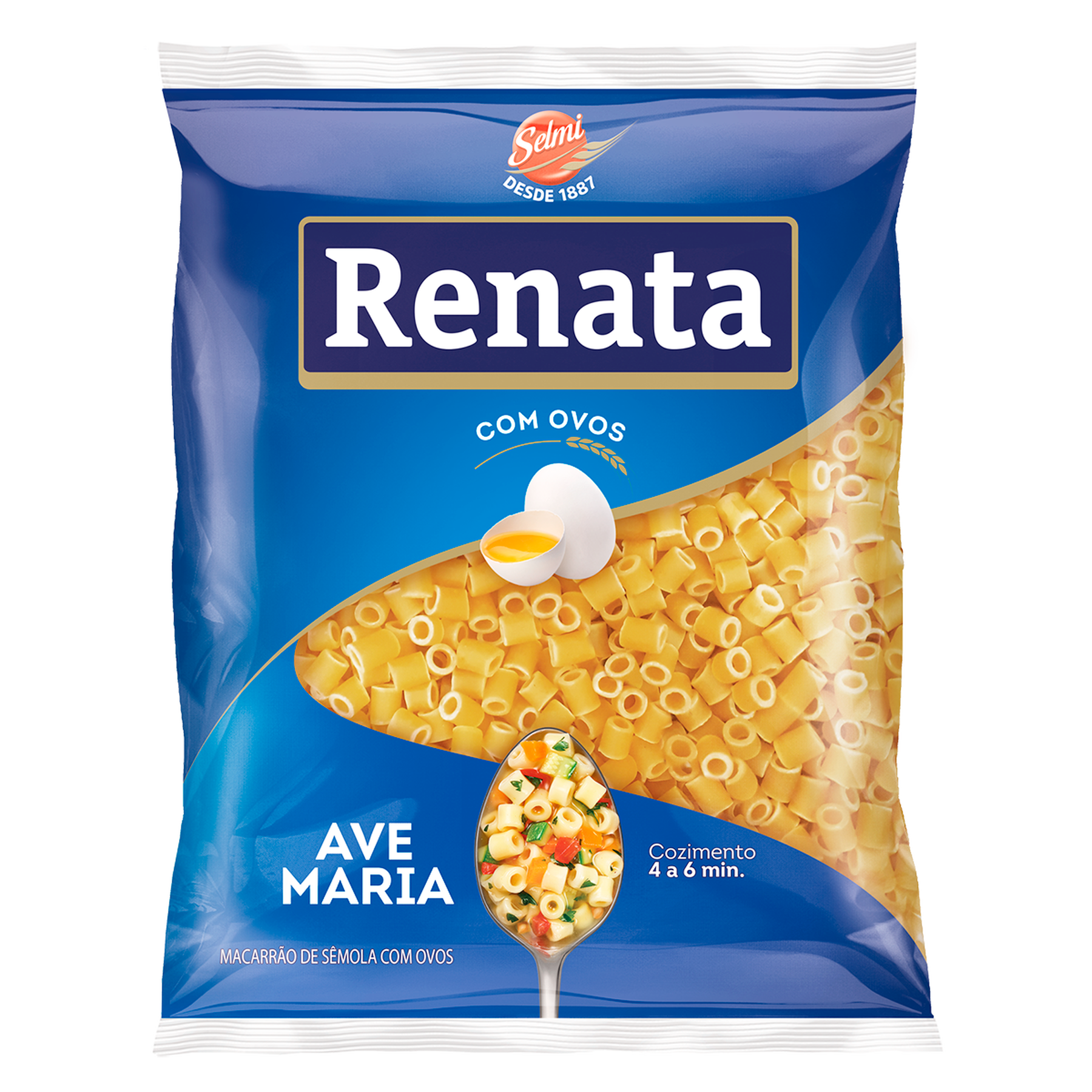 Macarr&atilde;o de S&ecirc;mola com Ovos Ave Maria Renata Pacote 500g&nbsp;