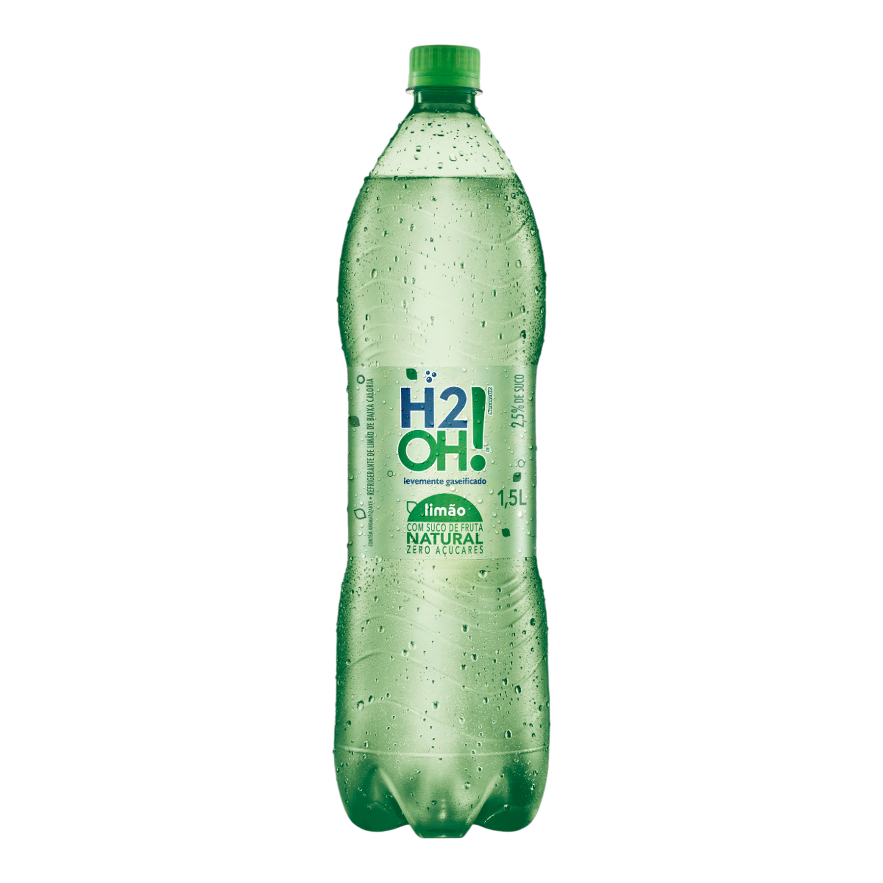Refrigerante Lim&atilde;o Zero A&ccedil;&uacute;car H2OH! Garrafa 1,5l