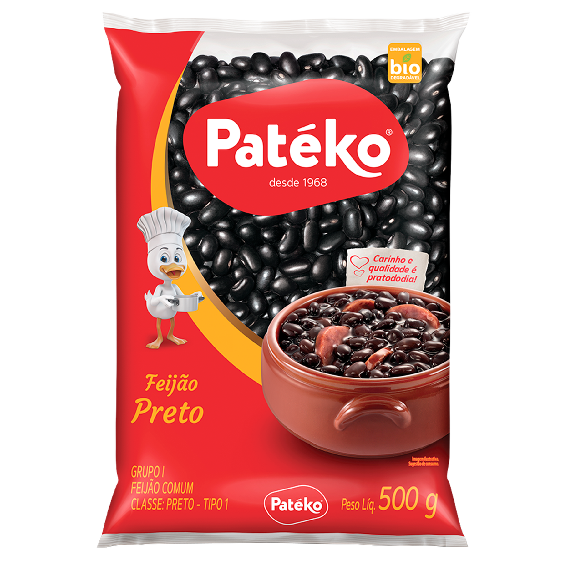 Feijão Preto Patéko 500g