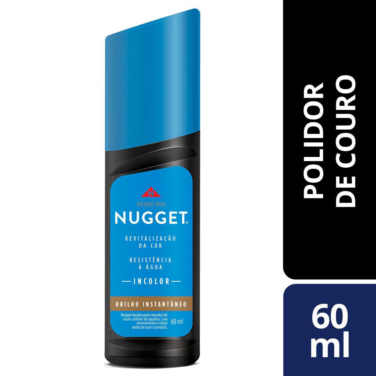 Polidor de Sapato L&iacute;quido Incolor Nugget Frasco 60ml