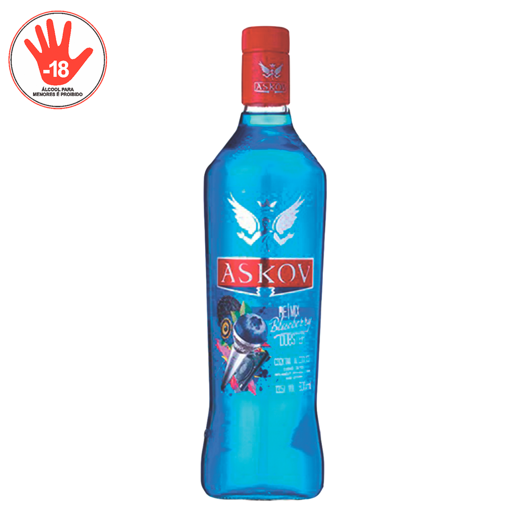 Vodka Blueberry Askov 900ml