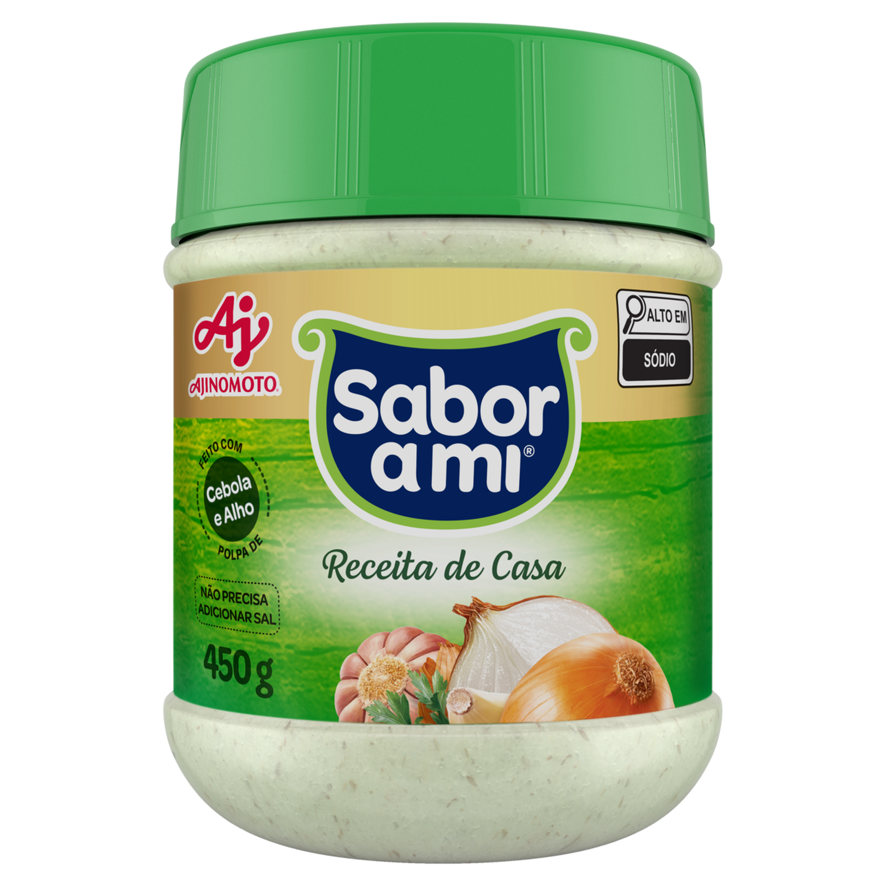 Tempero em Pasta Receita de Casa Sabor a Mi Pote 450g&nbsp;