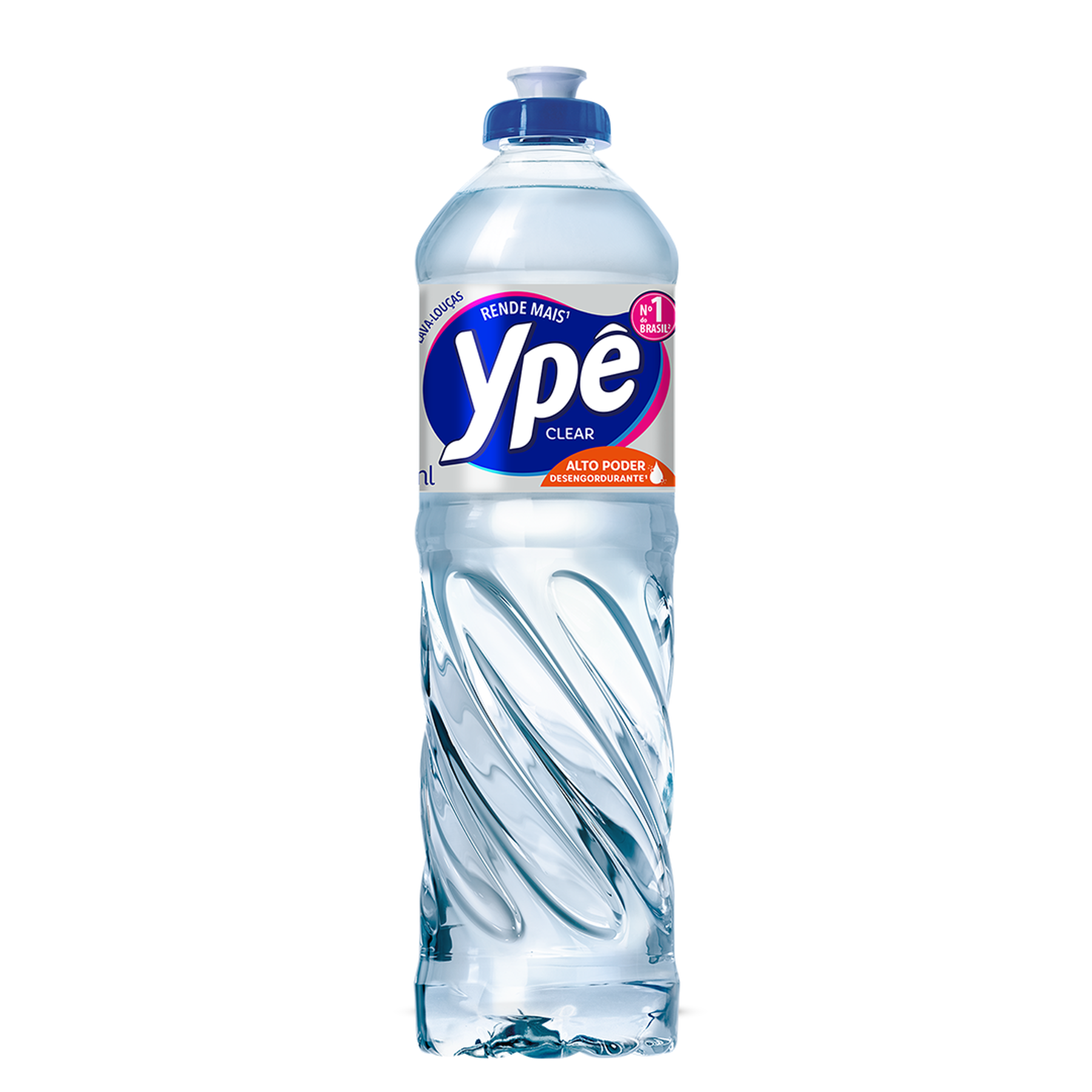 Detergente Lava-Lou&ccedil;as L&iacute;quido Clear Yp&ecirc; Squeeze 500ml
