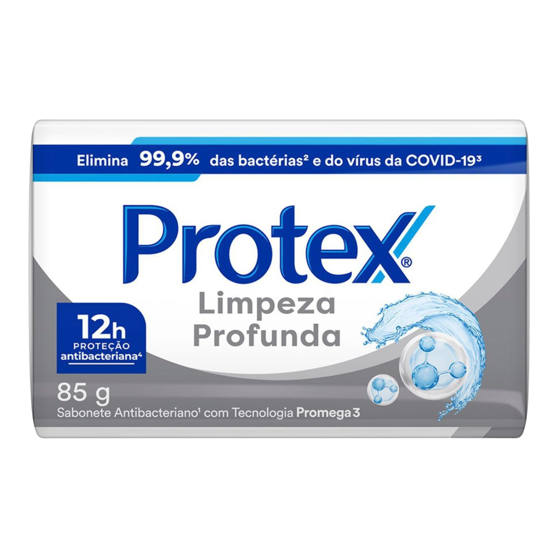 Sabonete Barra Antibacteriano Protex Limpeza Profunda Envolt&oacute;rio 85g