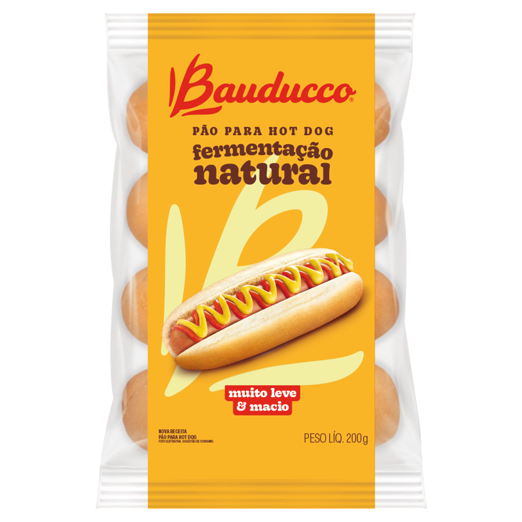 Pão para Hot Dog Bauducco Pacote 200g