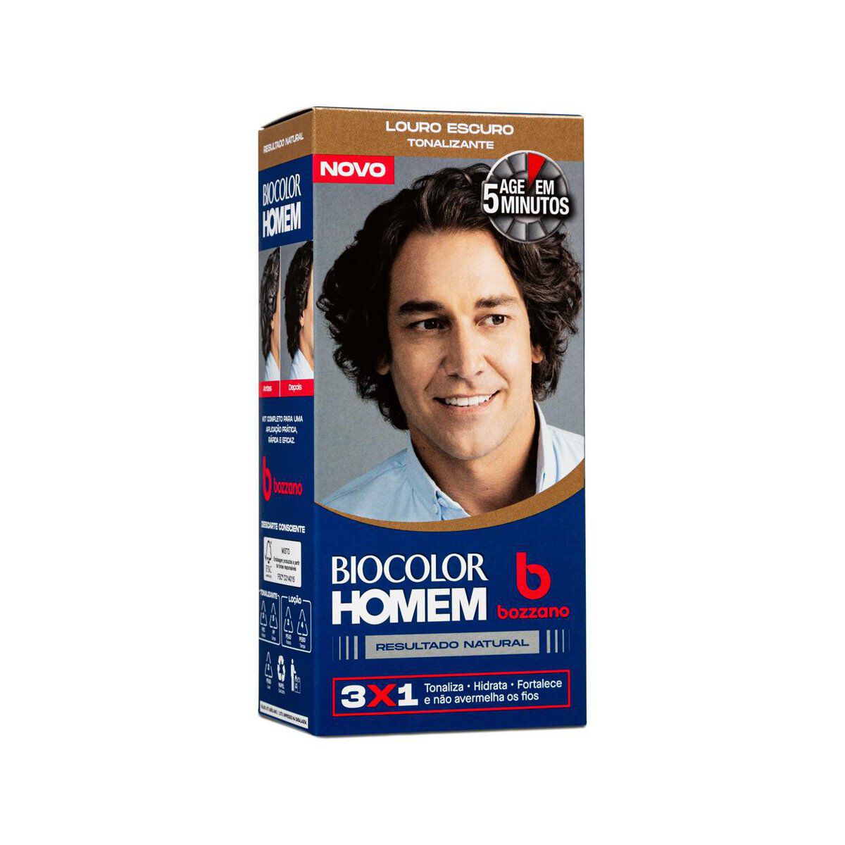 Tintura Louro Escuro Biocolor Homem