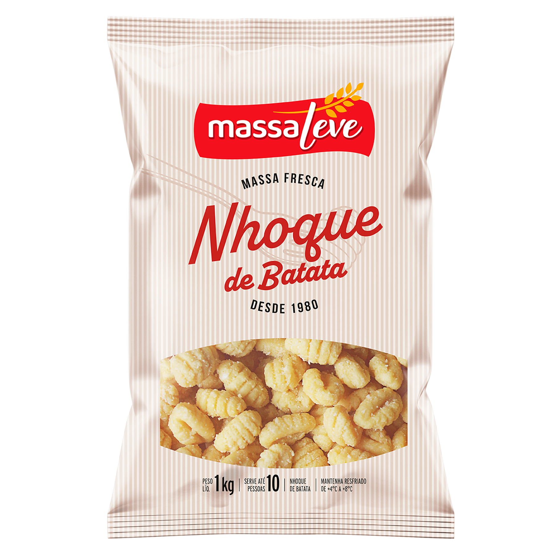 Nhoque Massa Leve Pacote 1kg