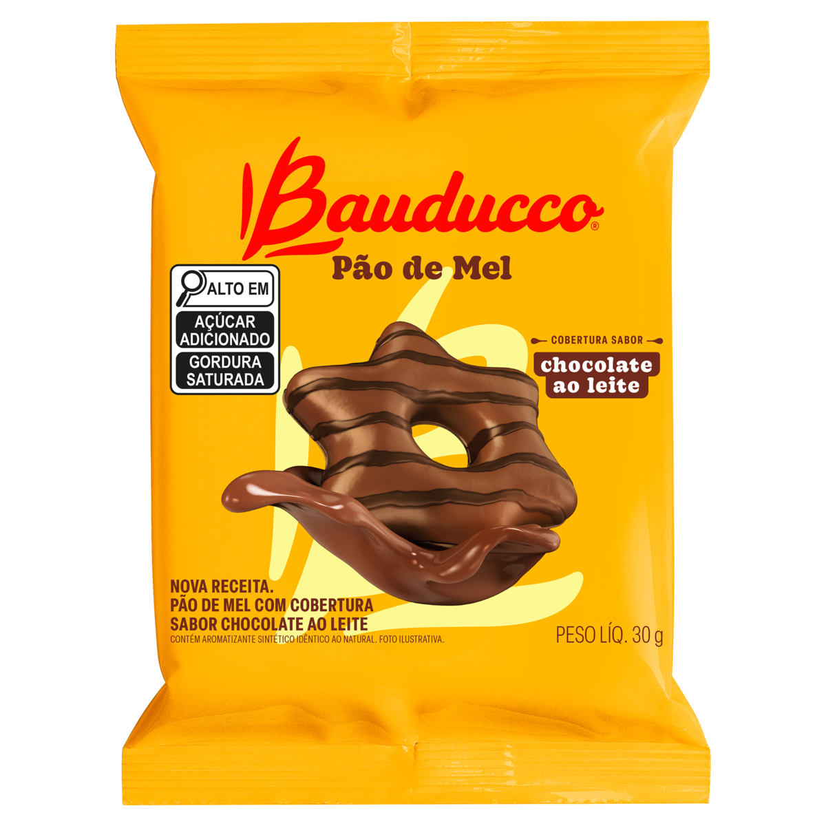 P&atilde;o De Mel Bauducco 30g
