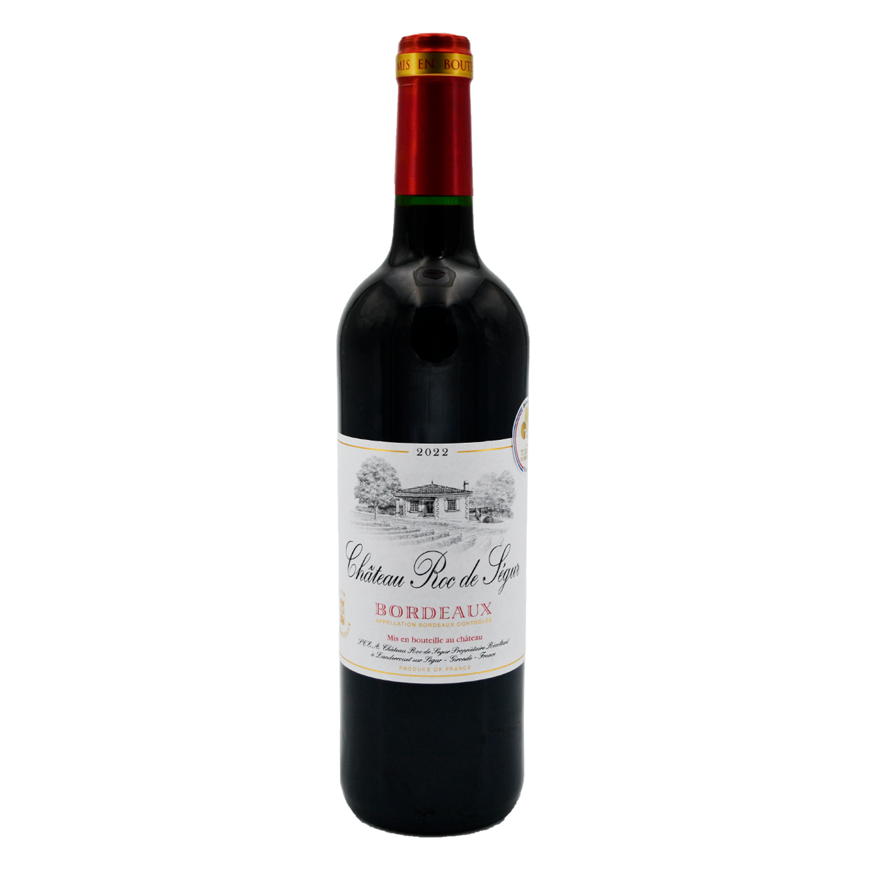 Vinho Tinto Ch&acirc;teau Roc de S&eacute;gur Bordeaux Garrafa 750ml