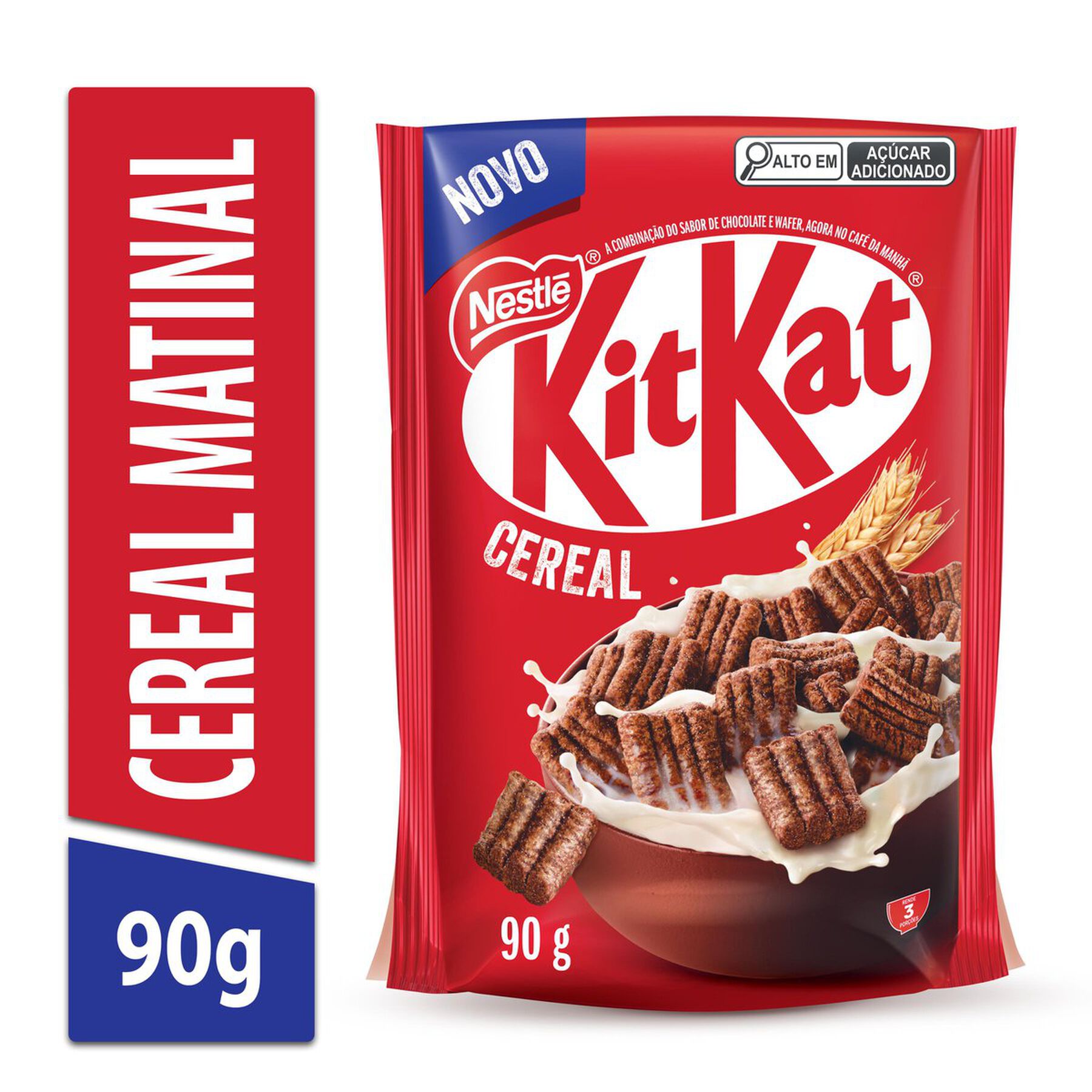 Cereal Matinal Chocolate Kitkat Nestlé Sachê 90g