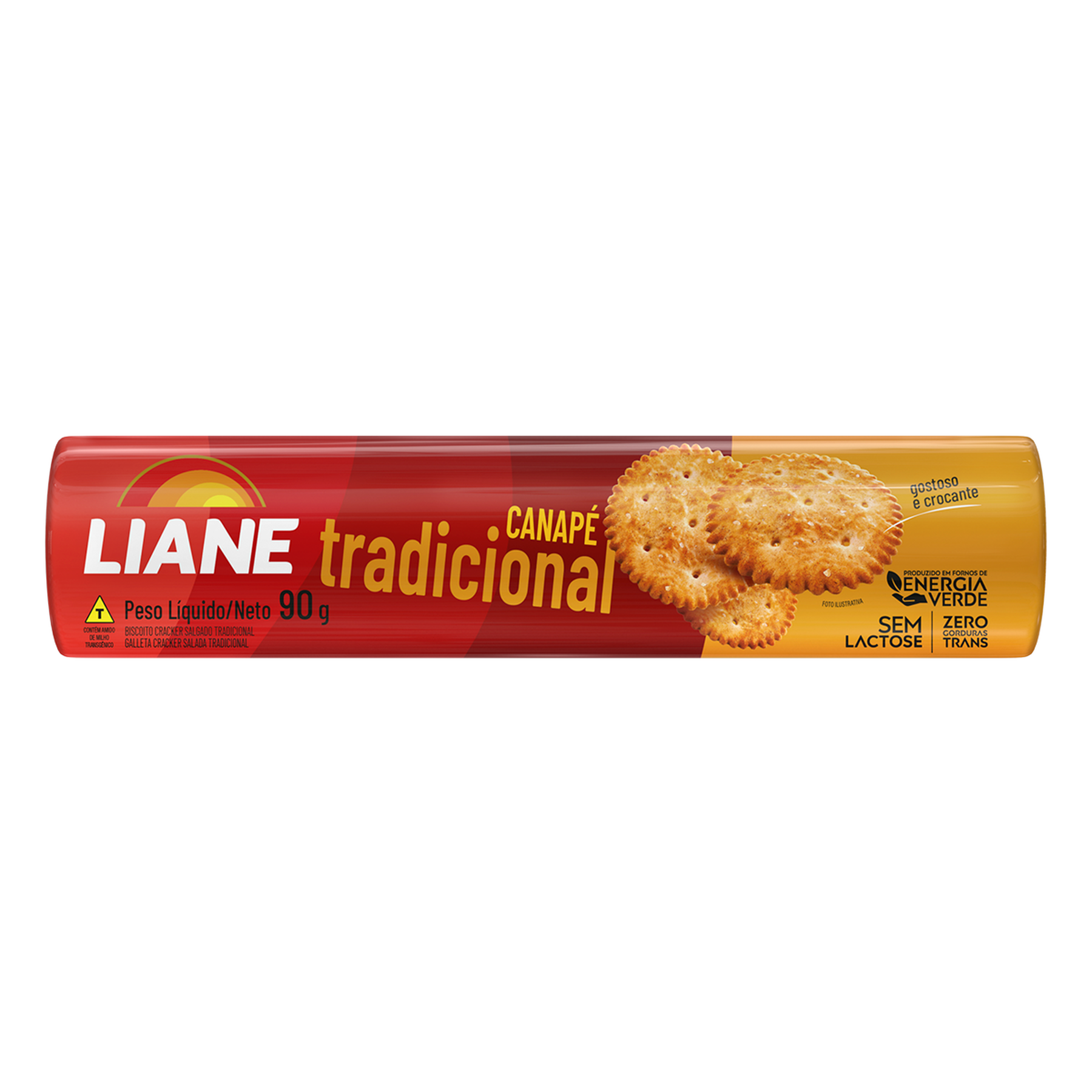 Biscoito Liane Salgado Sem Lactose 90g