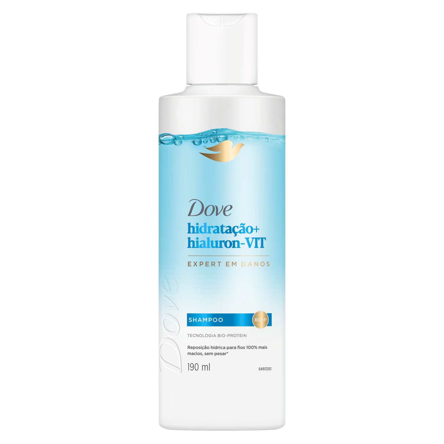Shampoo Dove Hidrata&ccedil;&atilde;o + Hialuron-VIT Frasco 190ml