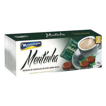 Chocolate ao Leite Mentinha Montevérgine 70g
