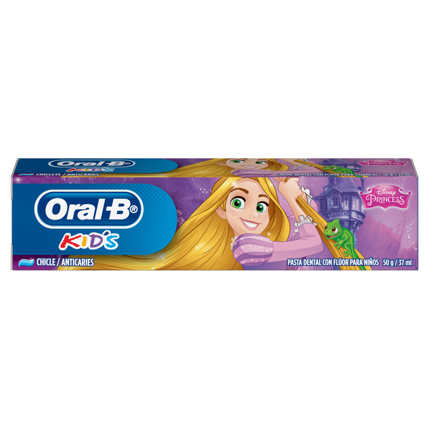 Creme Dental Infantil com Flúor Chiclete Disney Princess Oral-B Kids Caixa 50g