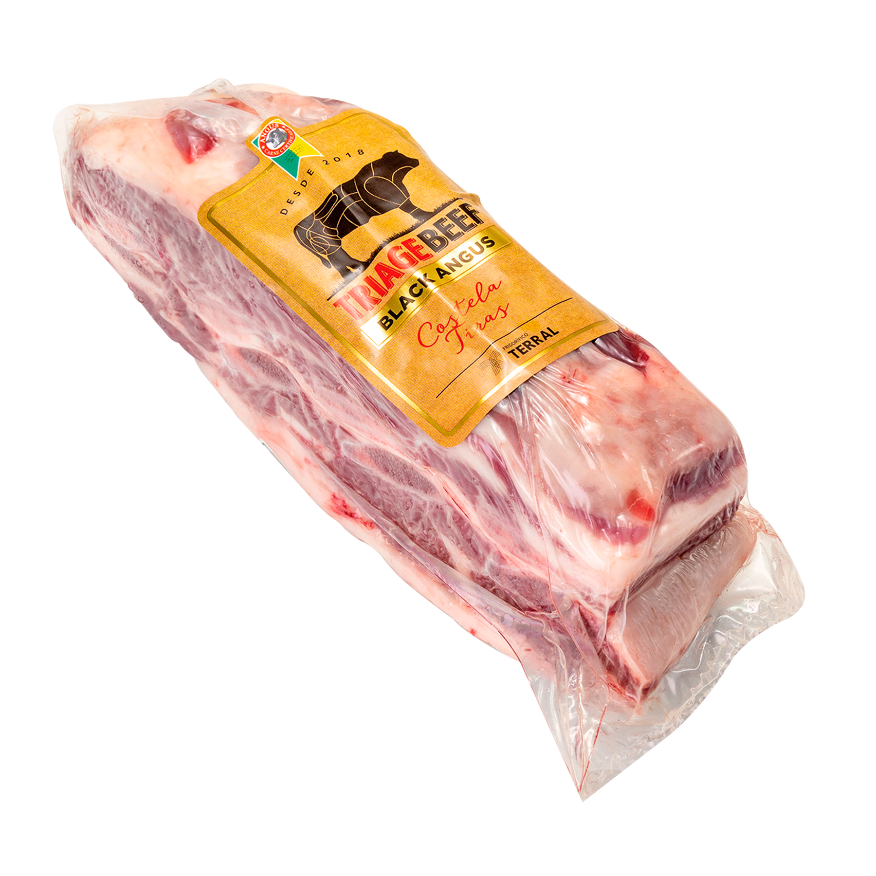 Carne Bovina Costela Tiras Black Angus Triage Beef aprox. 1.400g