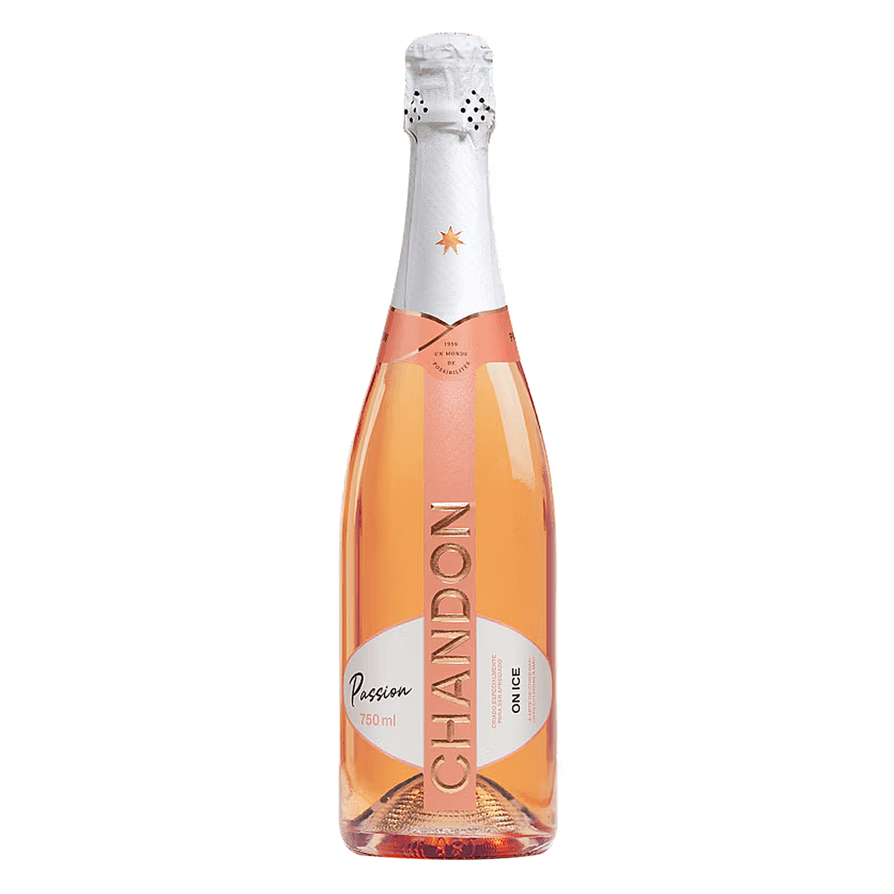 Espumante Ros&eacute; Passion Demi-Sec Chandon Garrafa 750ml&nbsp;