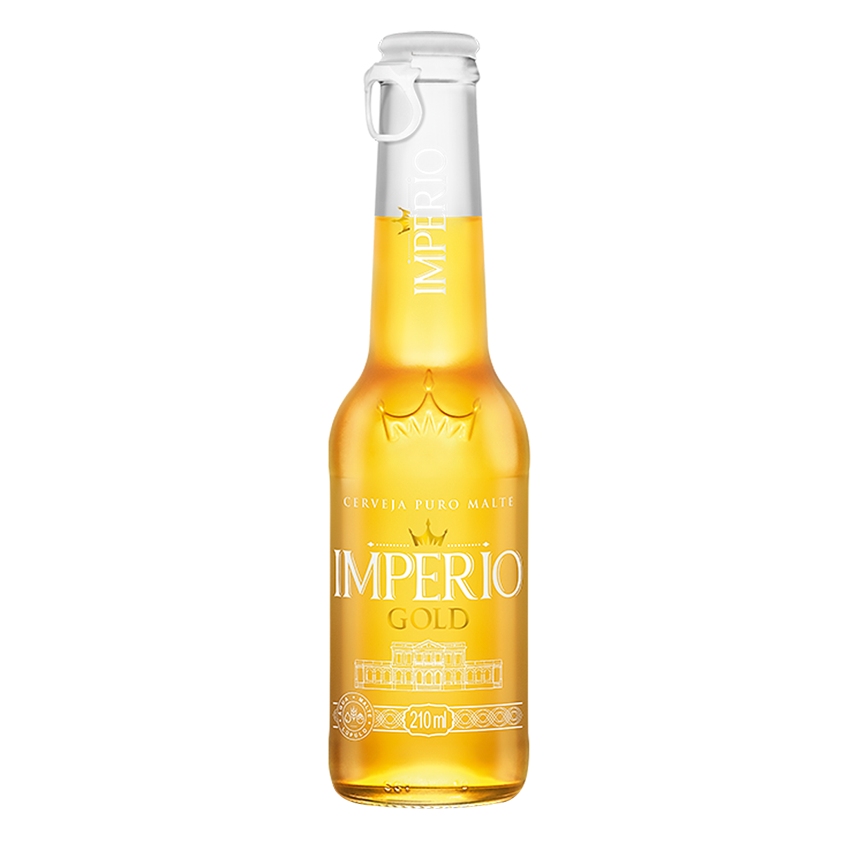 Cerveja Pilsen Puro Malte Gold Imp&eacute;rio Garrafa 210ml