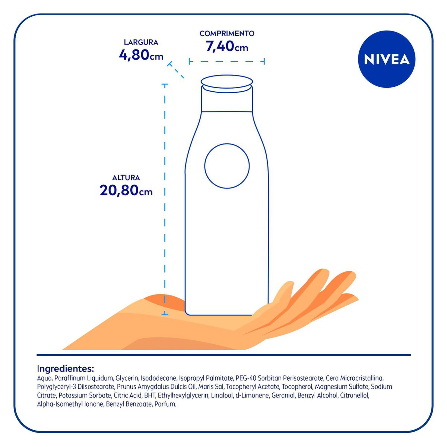 Loção Deo-Hidratante Milk Nivea Frasco 400ml