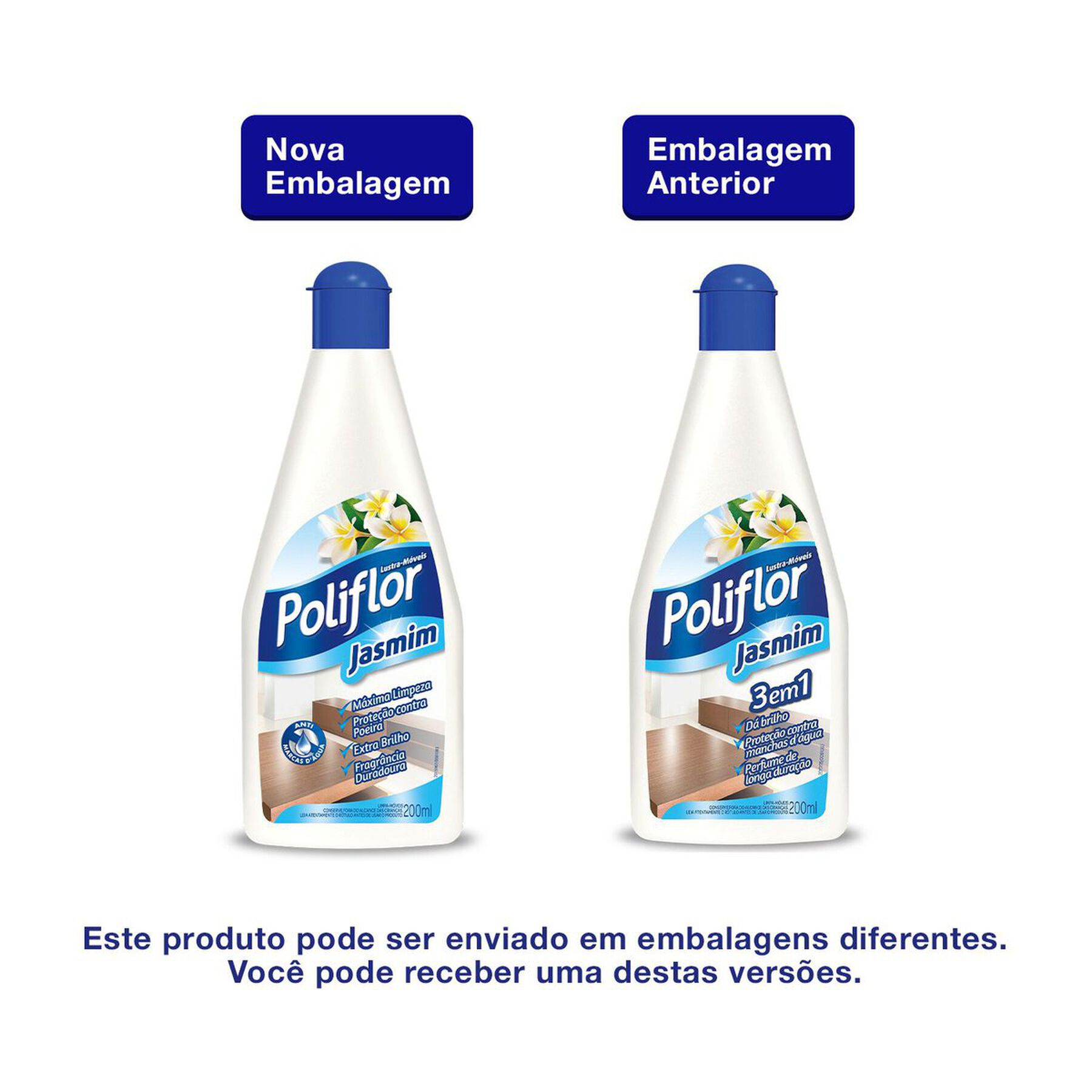 Lustra-M&oacute;veis Jasmim Poliflor Squeeze 200ml&nbsp;