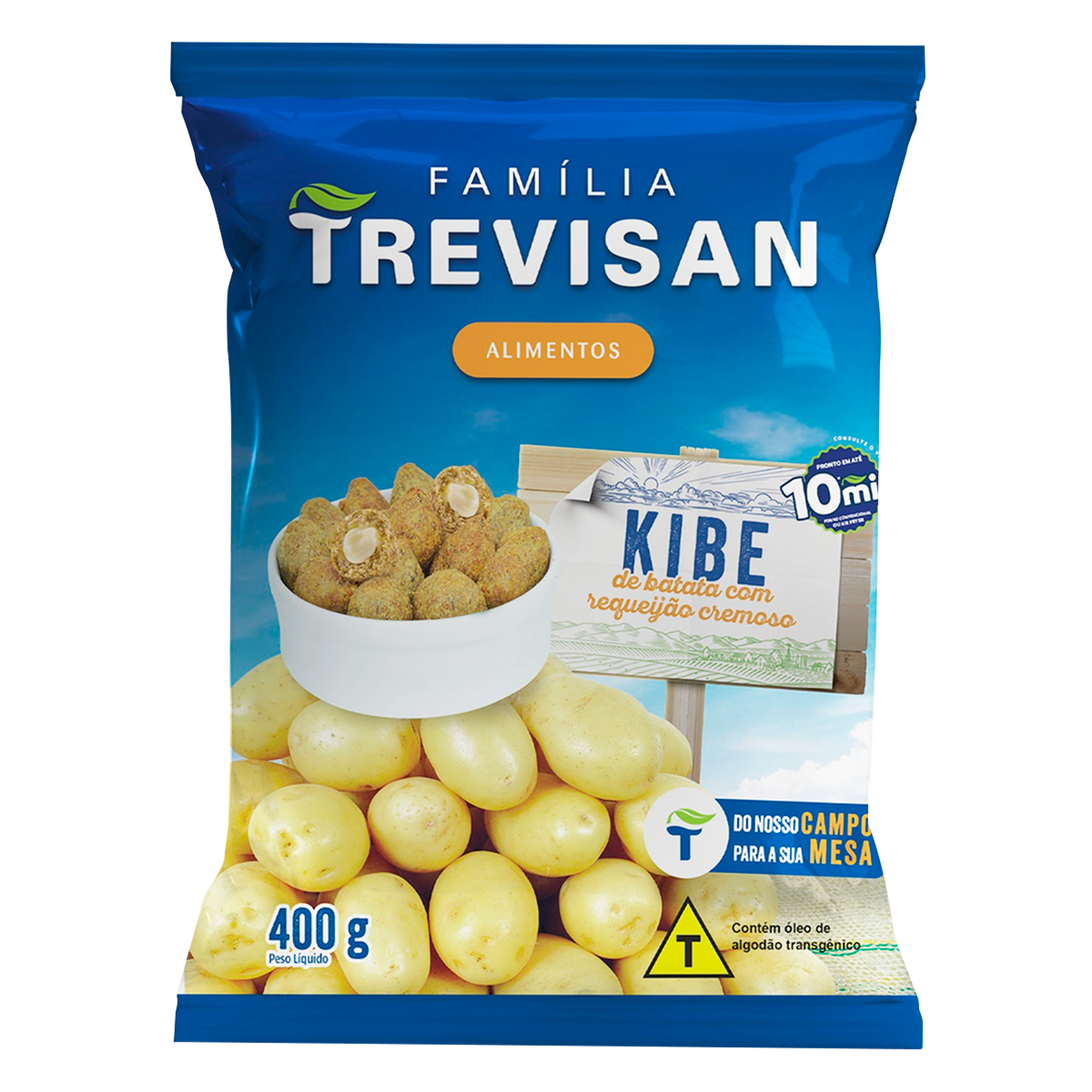 Kibe de Batata com Catupiry Trevisan Pacote 400g