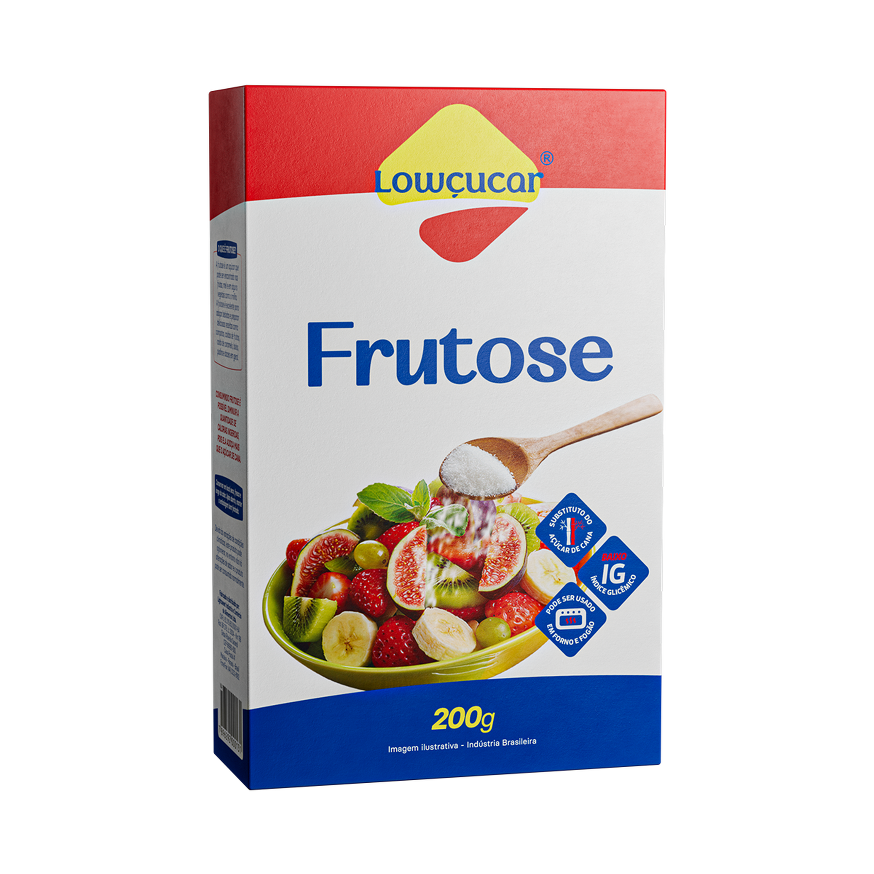 Frutose em P&oacute; Low&ccedil;ucar 200g&nbsp;