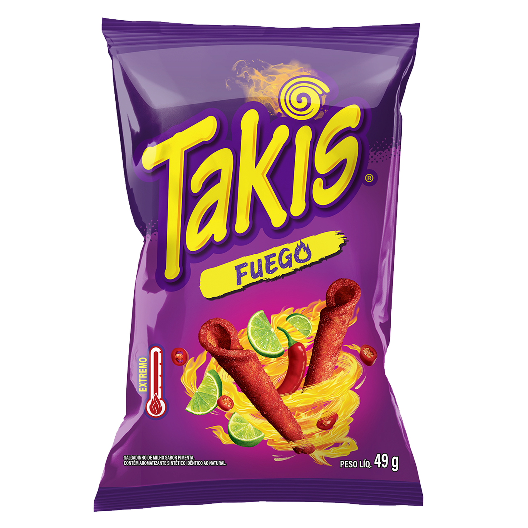 Salgadinho de Milho Fuego Takis Pacote 49g