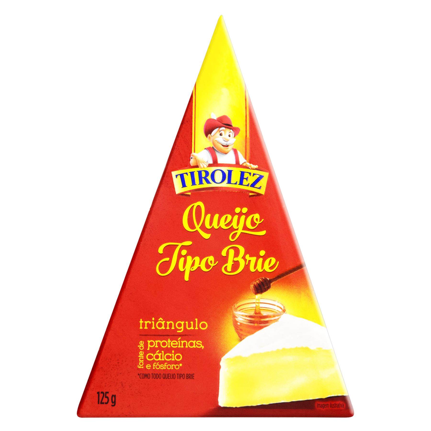 Queijo Brie Triângulo Tirolez 125g