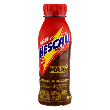 Bebida Láctea UHT Chocolate Nestlé Nescau Max Cereal Frasco 260ml