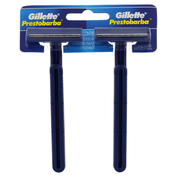 Aparelho Descartável para Barbear Gillette Prestobarba C/2 Unidades