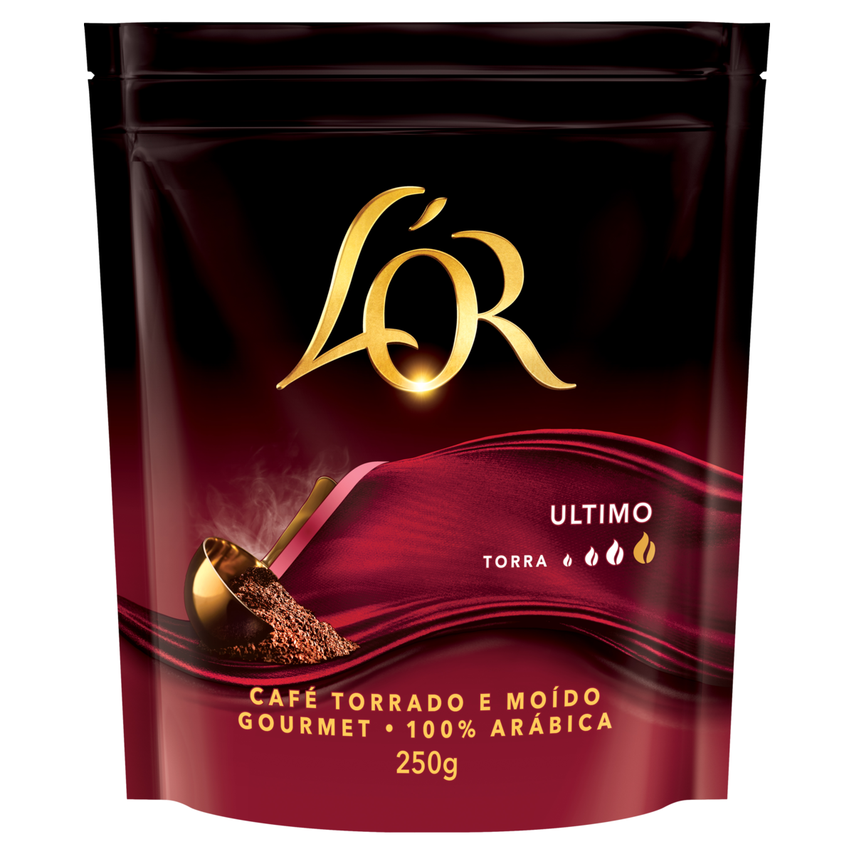 Caf&eacute; Torrado e Mo&iacute;do L'or Ultimo Gourmet Pouch 250g