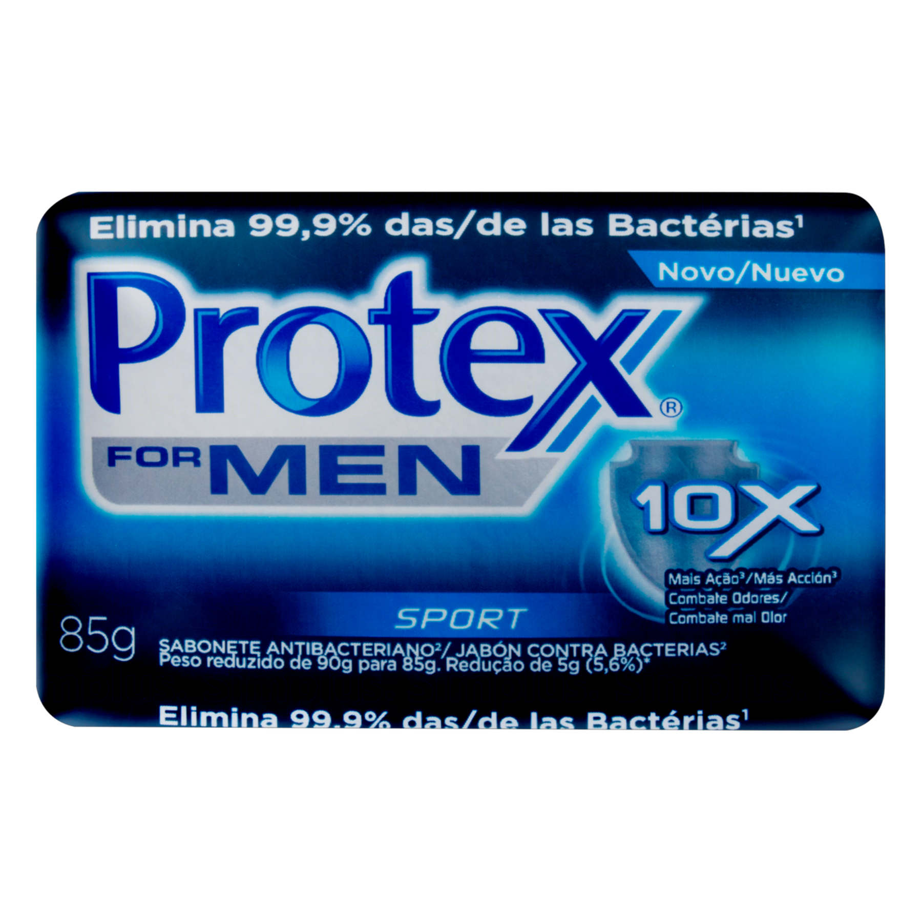 Sabonete em Barra Antibacteriano Sport Protex For Men Cartucho 85g