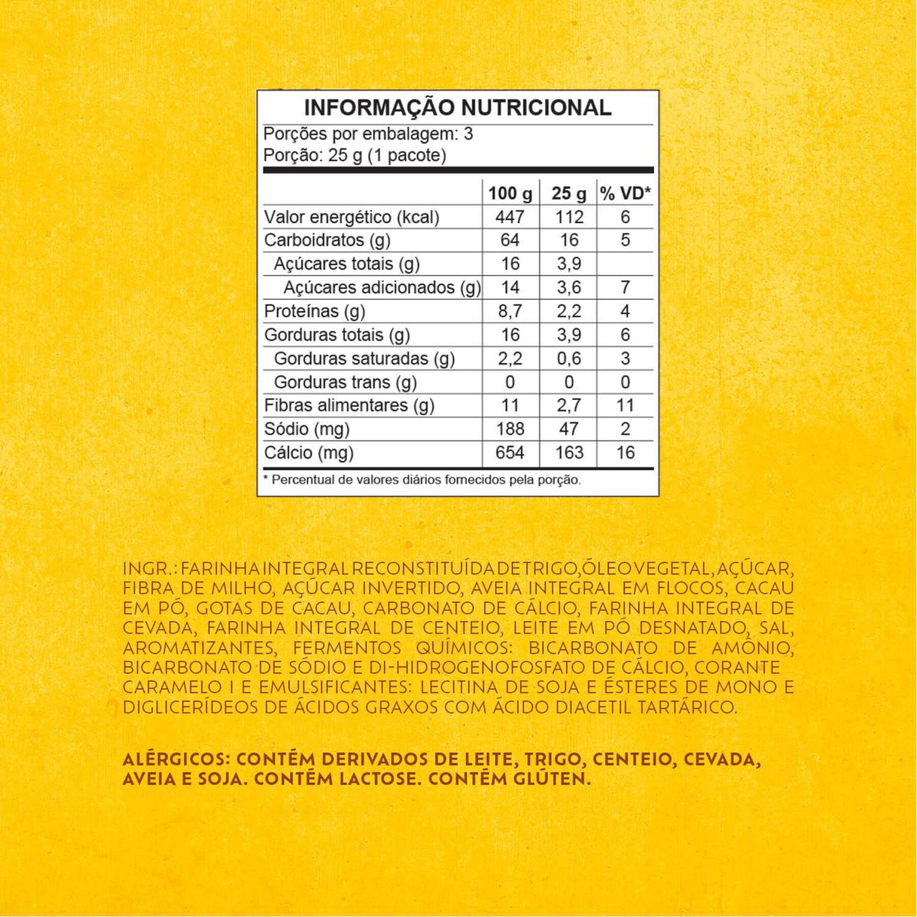 Biscoito Integral Cacau & Cereais Belvita Caixa 75g 3 Unidades