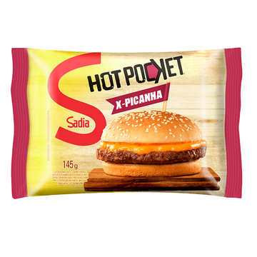 Sanduíche Hot Pocket X-Picanha Sadia Pacote 145g