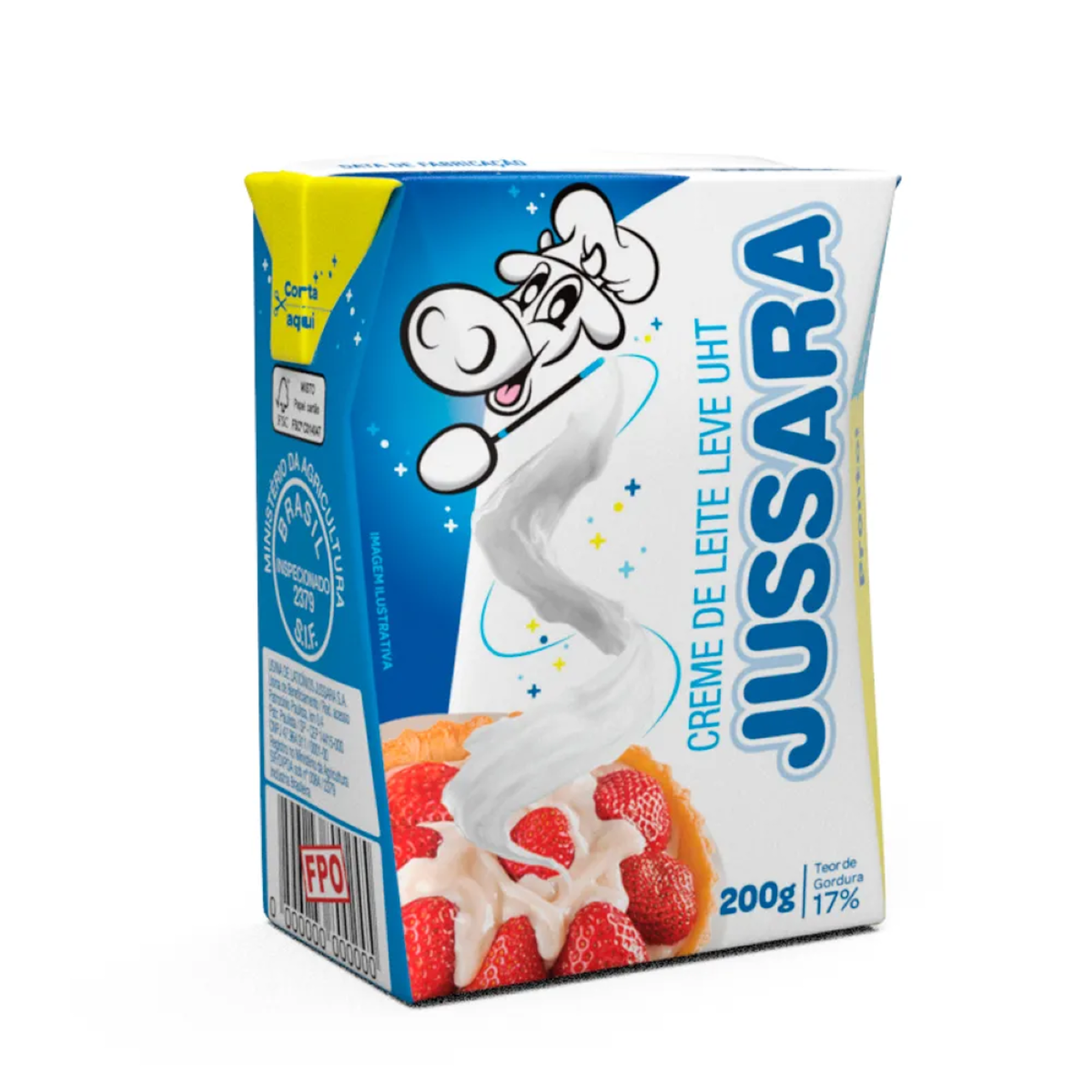 Creme de Leite Jussara Longa Vida 200g