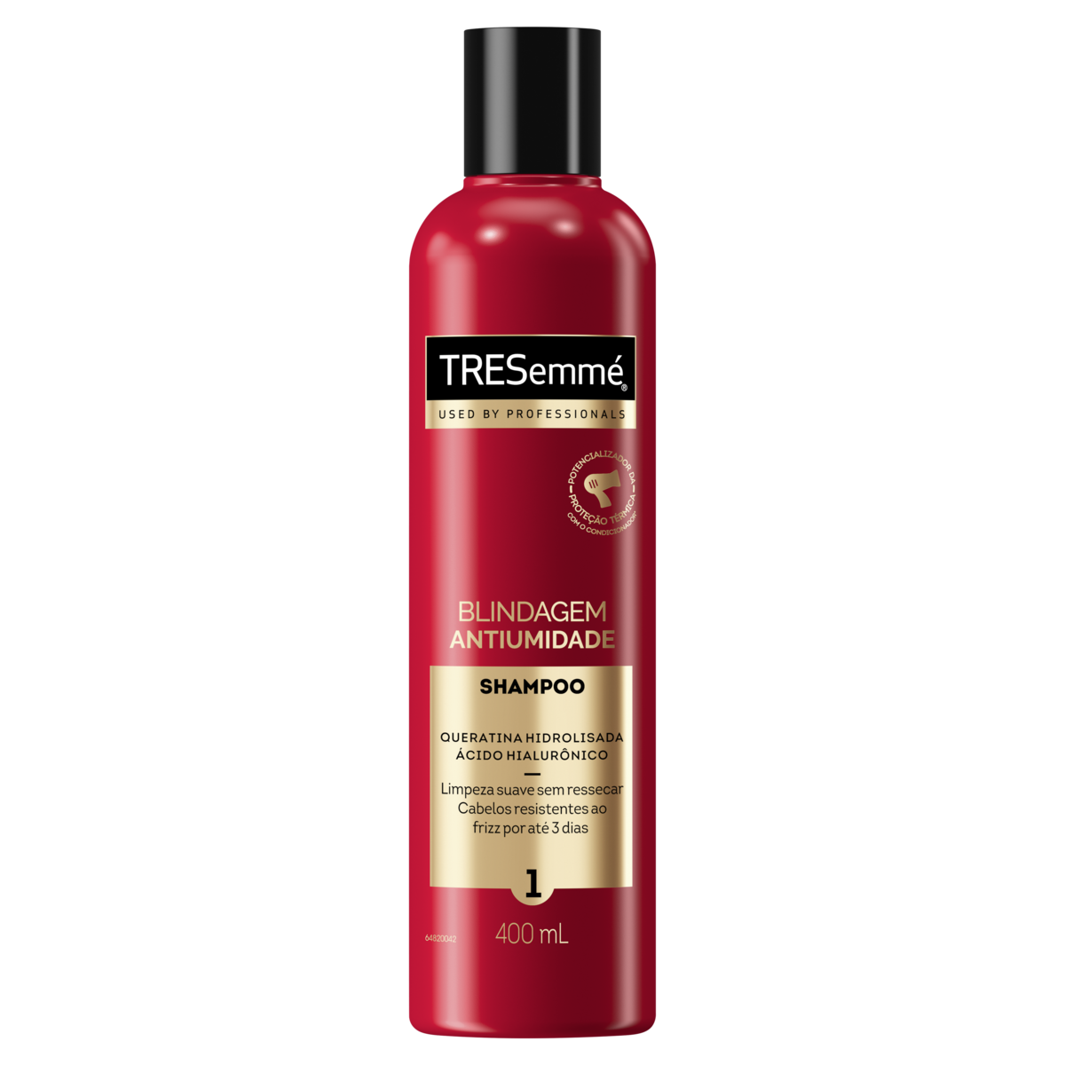 Shampoo Blindagem Antiumidade TRESemm&eacute; Frasco 400ml
