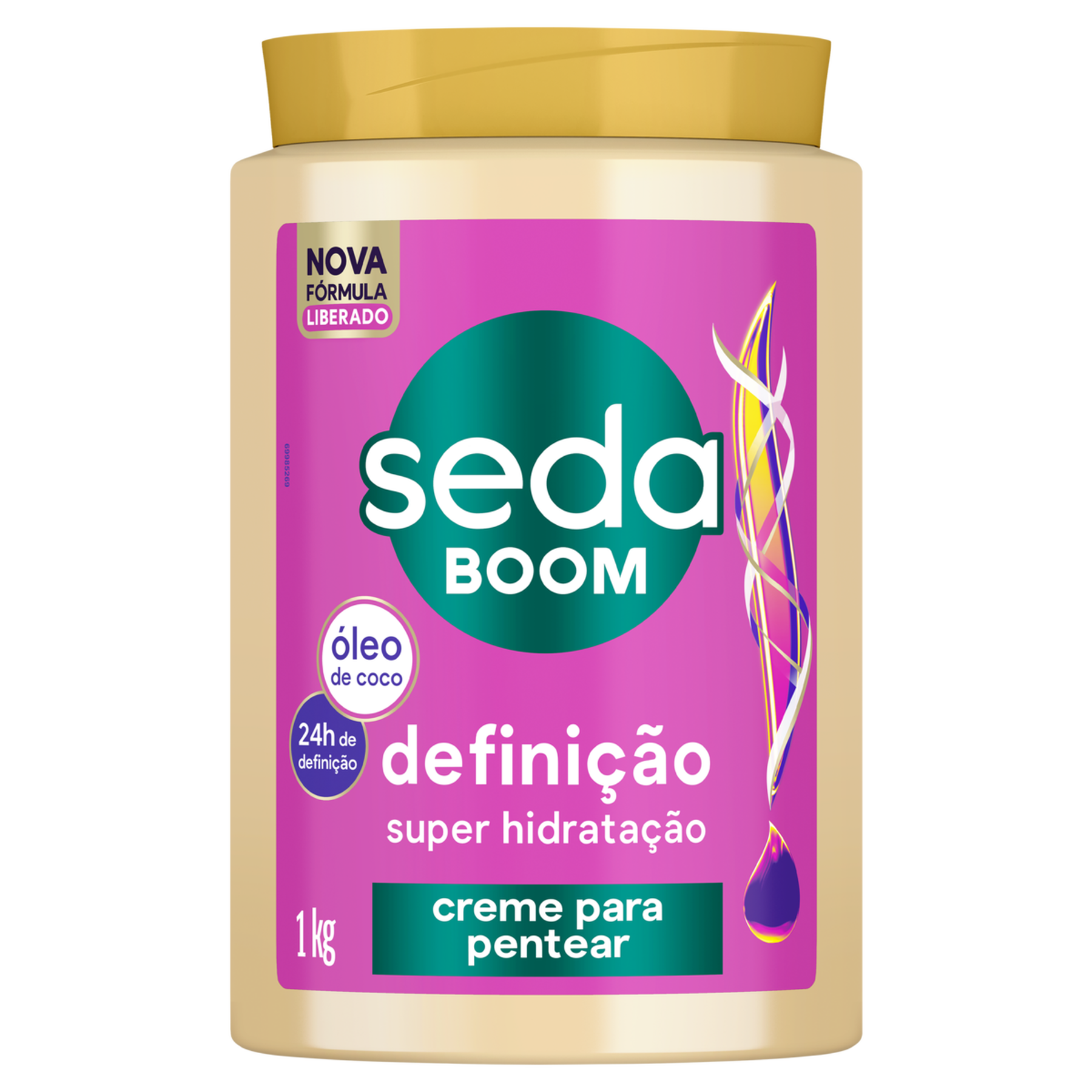 Creme Seda Boom Defini&ccedil;&atilde;o Pote 1kg