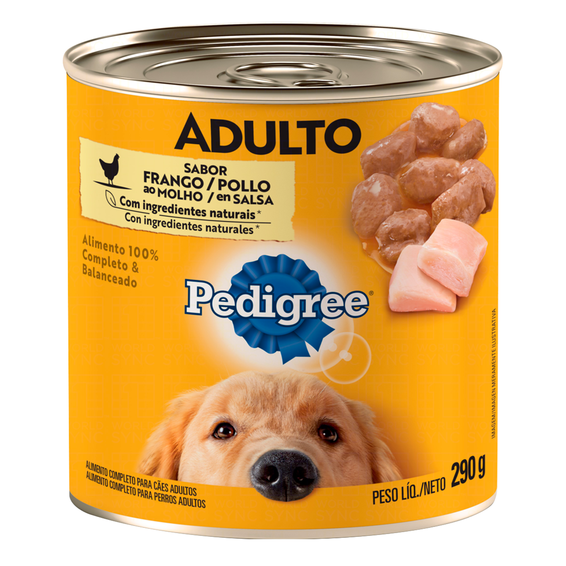 Alimento para Cães Adultos Frango ao Molho Pedigree Vital Pro Lata 290g