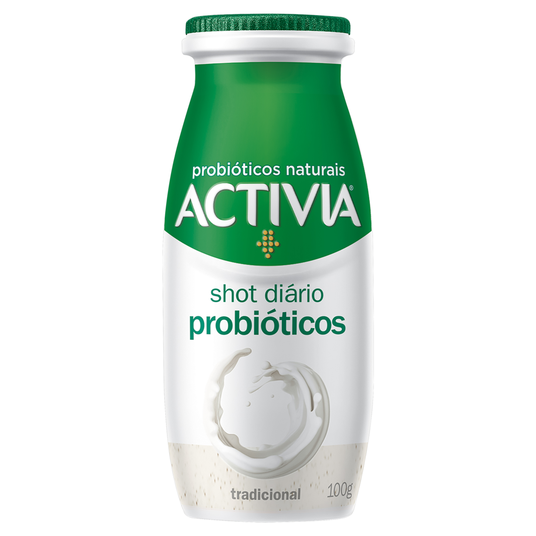 Leite Fermentado Tradicional Zero Lactose Activia Shot Diário Frasco 100g