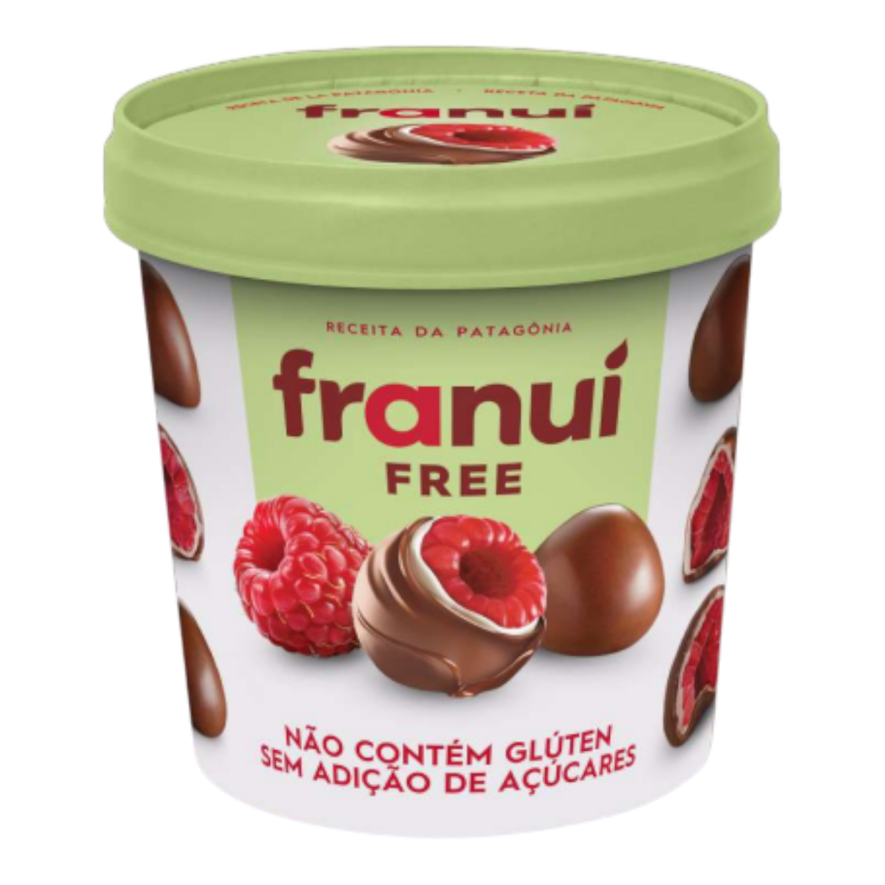 Bombom Framboesa Free Franu&iacute; Pote 150g