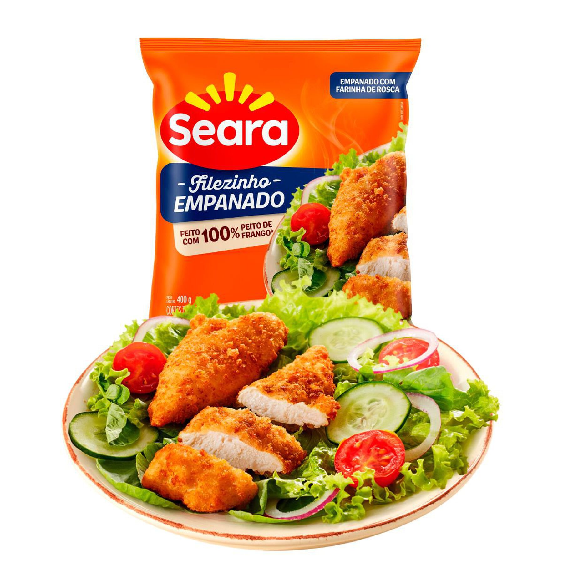 Filezinho empanado crocante Seara 400g
