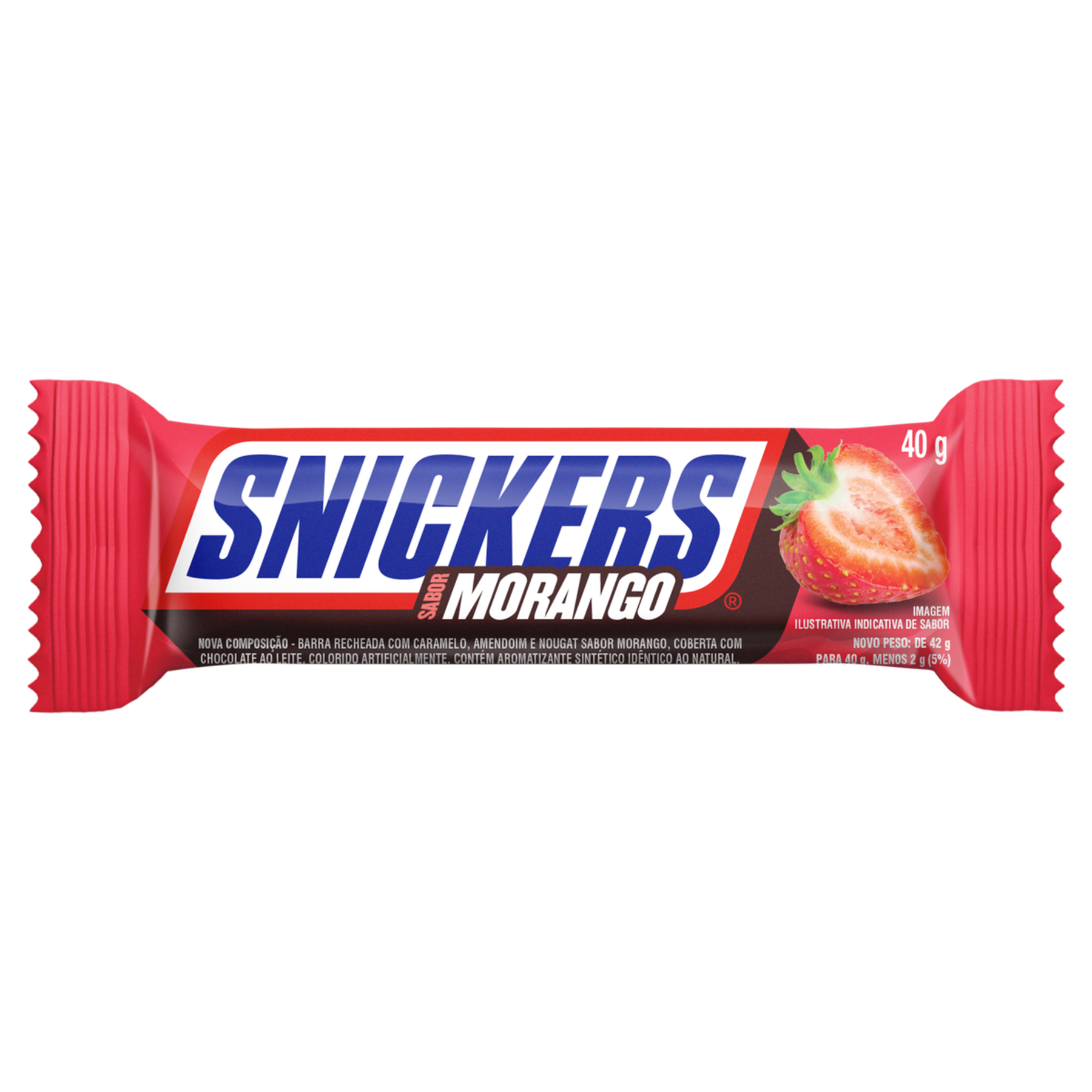 Chocolate Morango Snickers Pacote 40g