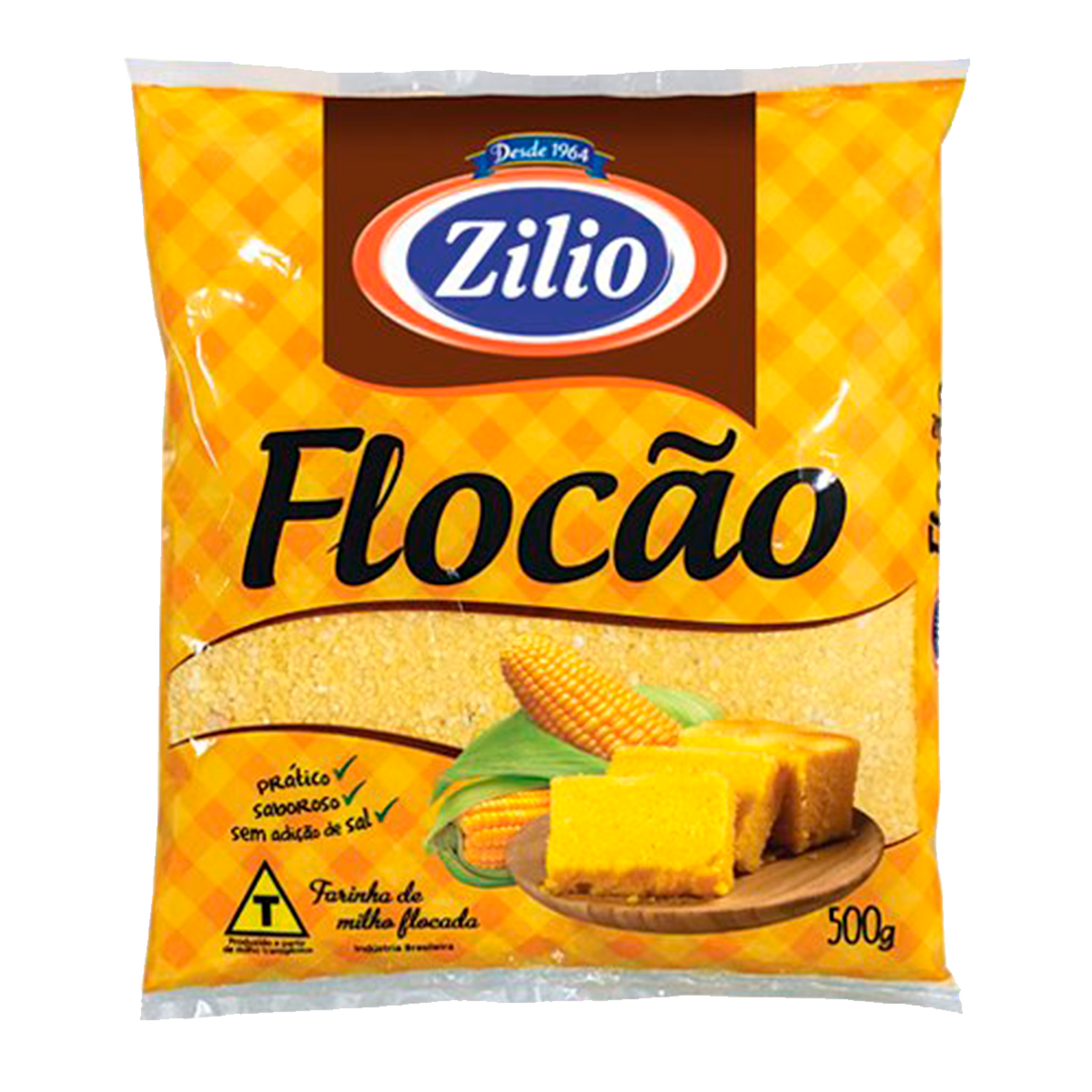 Farinha de Milho Floc&atilde;o Zilio 500g