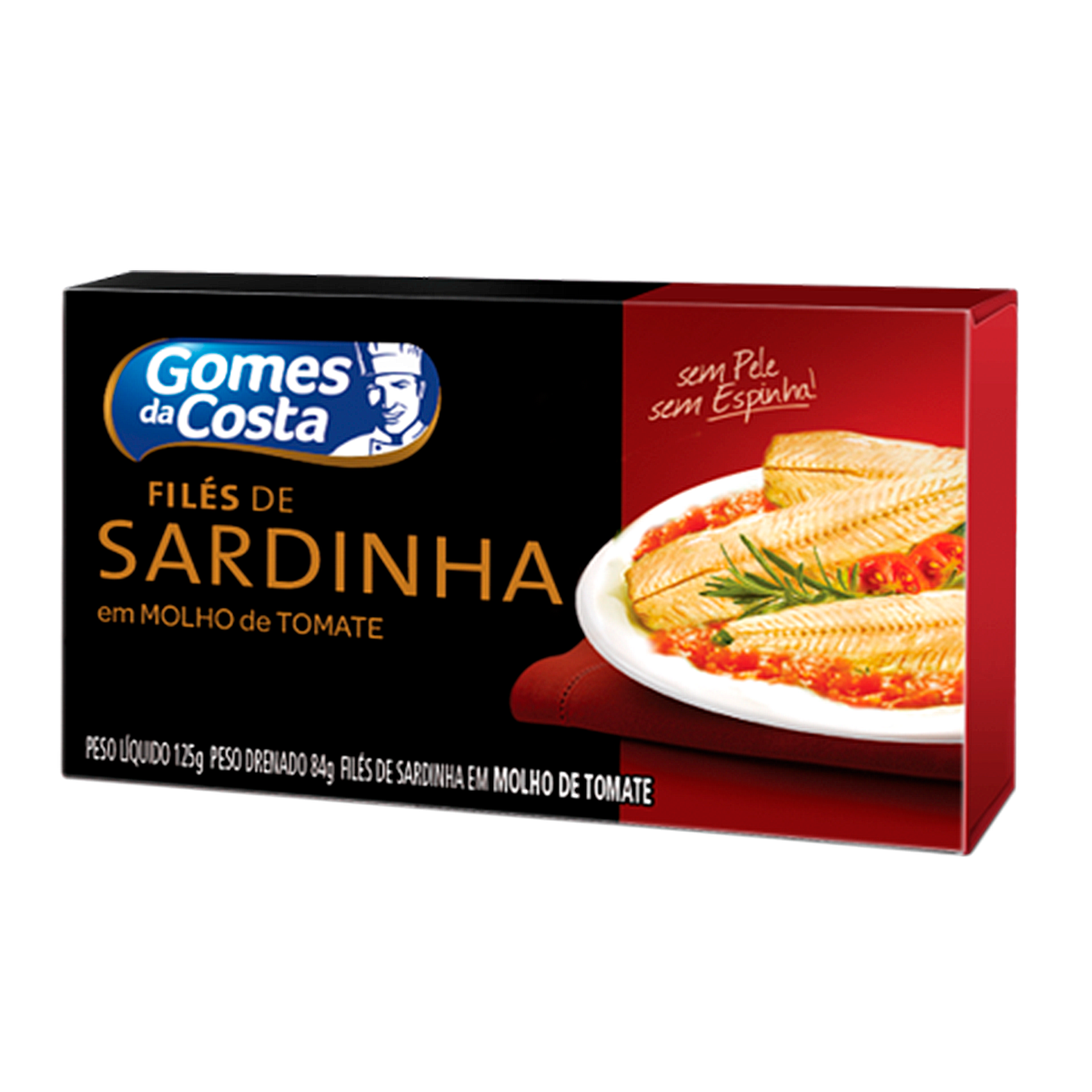 Filé Sardinha Tomate Gomes Da Costa 125g