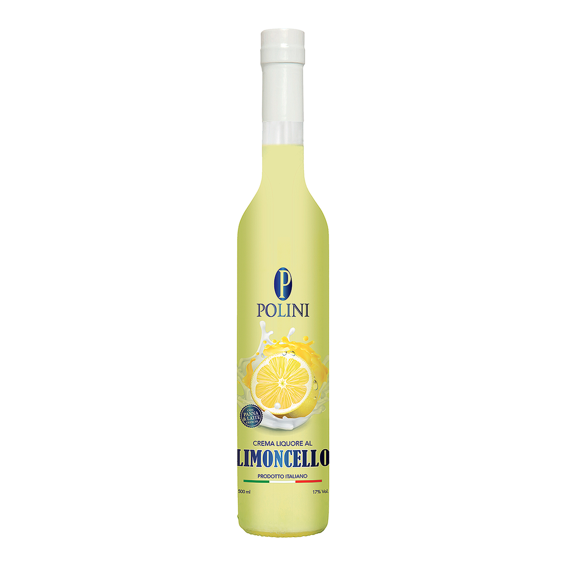 Licor Creme de Lim&atilde;o Polini Garrafa 500ml