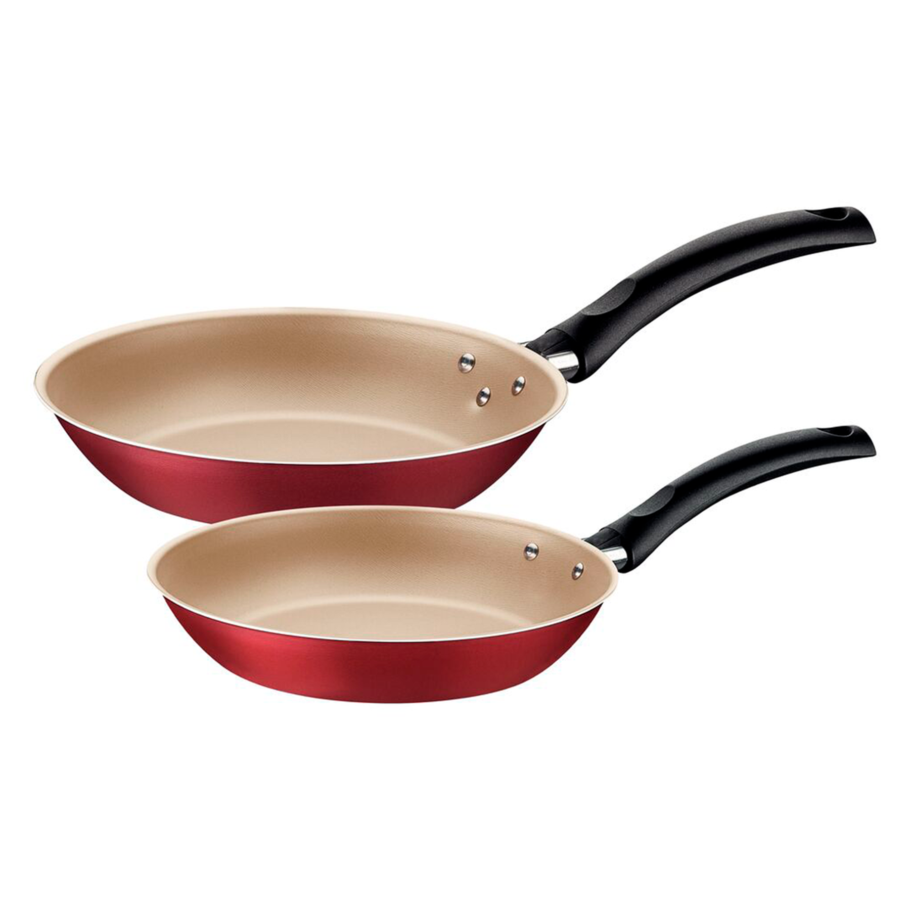 Frigideira Turim Vermelha Tramontina C/2 Unidades (16cm / 20cm)