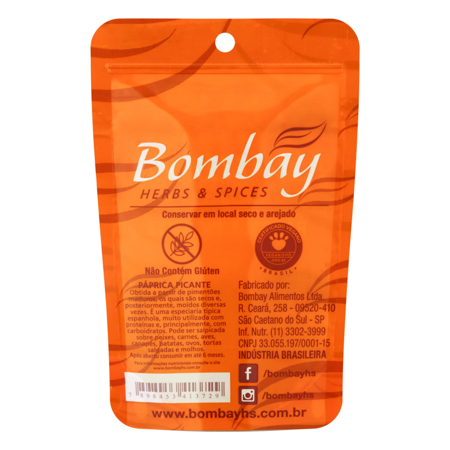 P&aacute;prica Picante Bombay Pouch 30g